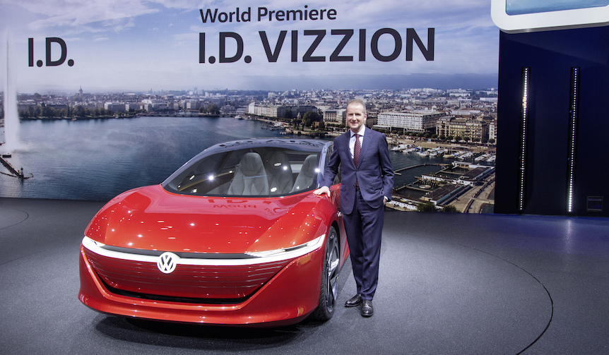 自動運転コンセプト「I.D. Vizzion」をワールドプレミア｜Volkswagen