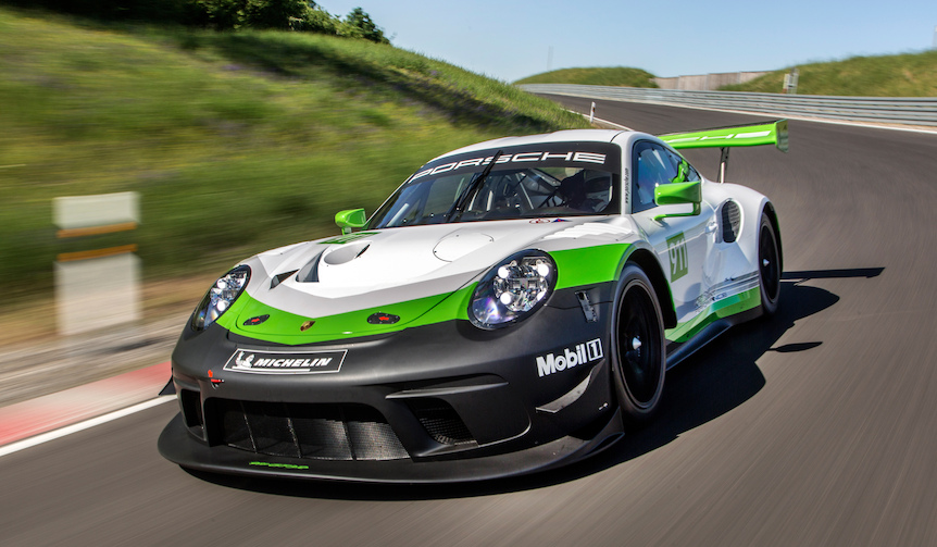 ポルシェのレーシングカー911 GT3R、2019年モデル登場｜Porsche