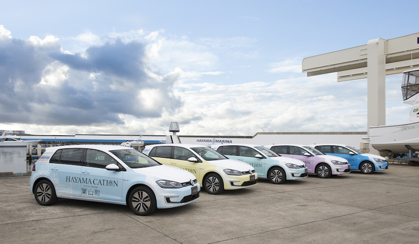 e-HAYAMACATION Launches: Enjoy e-Golf in Hayama | Volkswagen