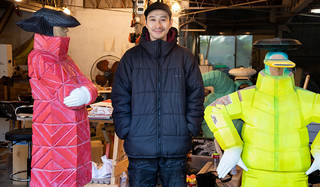 彫刻を作るんじゃなく空間を作る意識でいると、形に対する考え方も