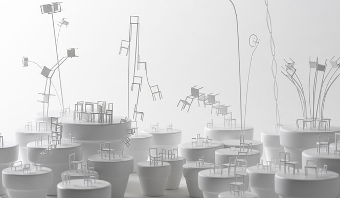  nendo｜ミラノサローネ2010｜ミラノサローネで個展「chair garden」を開催 ギャラリー