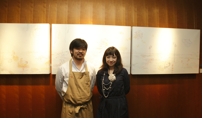  ART｜第9回「食とアートの会」　美術家　春草絵未　開催レポート ギャラリー