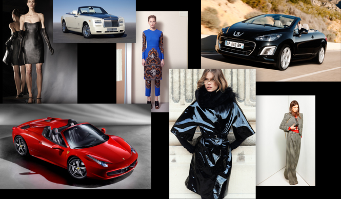 The sweet synergy between convertibles and couture.