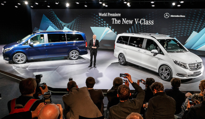 3代目となるメルセデスのミニバン、新型「Vクラス」発表｜Mercedes-benz