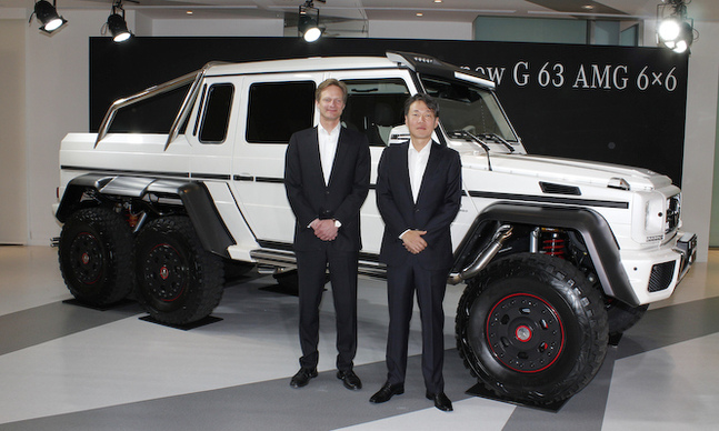 6輪駆動のG 63 AMGを日本で限定販売｜Mercedes-Benz ギャラリー