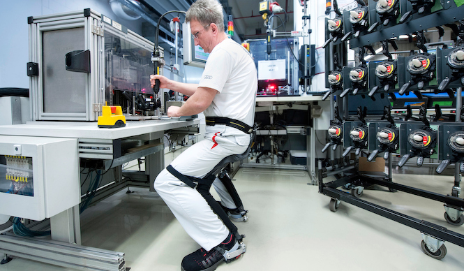 The "Chairless Chair" Invented by Audi | Audi Gallery