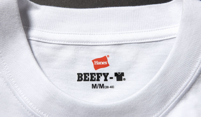 Hanes' iconic heavyweight T-shirt, "BEEFY-T®", is renewed for the first time in 40 years | Hanes Gallery