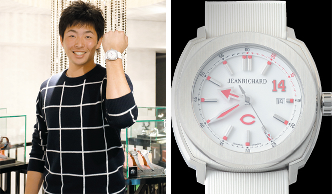 Limited Edition Release: Tribute Model for Hiroshima Carp Pitcher Daichiryo | JEANRICHARD Gallery