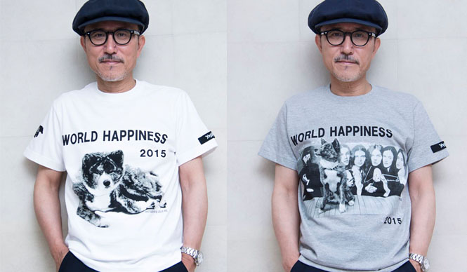 「WORLD HAPPINESS 2015」とのコラボレーションTシャツを発売｜Ground Y ギャラリー
