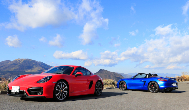 試乗、ボクスターGTS＆ケイマンGTS｜Porsche ギャラリー