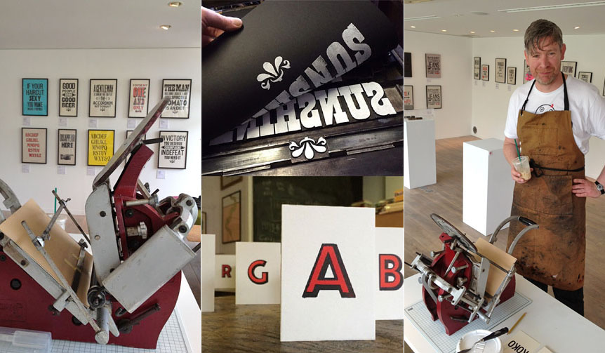 Letterpress Printing Pop-Up Shop from the UK Held at Shibuya Store | journal standard Furniture Gallery