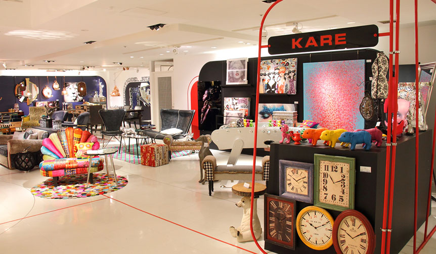 German Interior Brand KARE Makes Its Japanese Debut at Seibu Shibuya Store's SEIBU Gallery