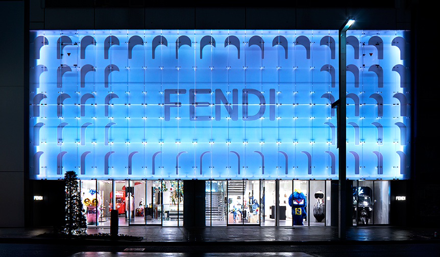 Fendi Opens Monumental Pop-Up Store in Ginza | FENDI Gallery