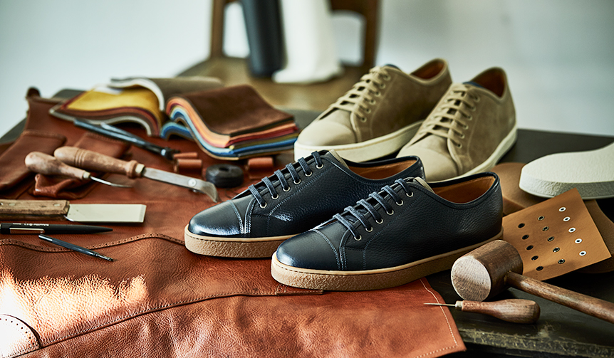 スニーカー「LEVAH」のバイリクエストフェアを開催｜JOHN LOBB ギャラリー