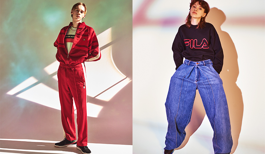 都会の生活にフィットするコラボアイテム発売｜FILA WHITE LINE × EN ROUTE ギャラリー