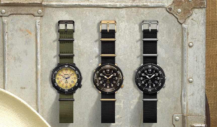 クラシカルなデザインと独自の外胴プロテクター構造を融合させたフィールドウオッチ｜SEIKO ギャラリー