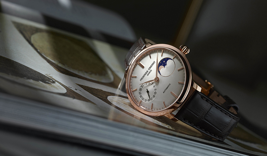 New Release: The Slimline Moonphase Manufacture | FREDERIQUE CONSTANT Gallery