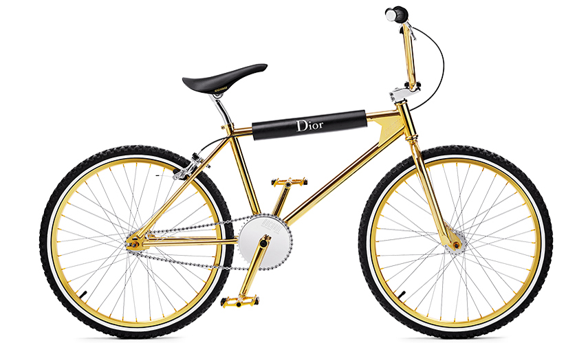  ディオール オムが、BOGADEとコラボレーション。ゴールドに輝くBMX｜DIOR HOMME ギャラリー