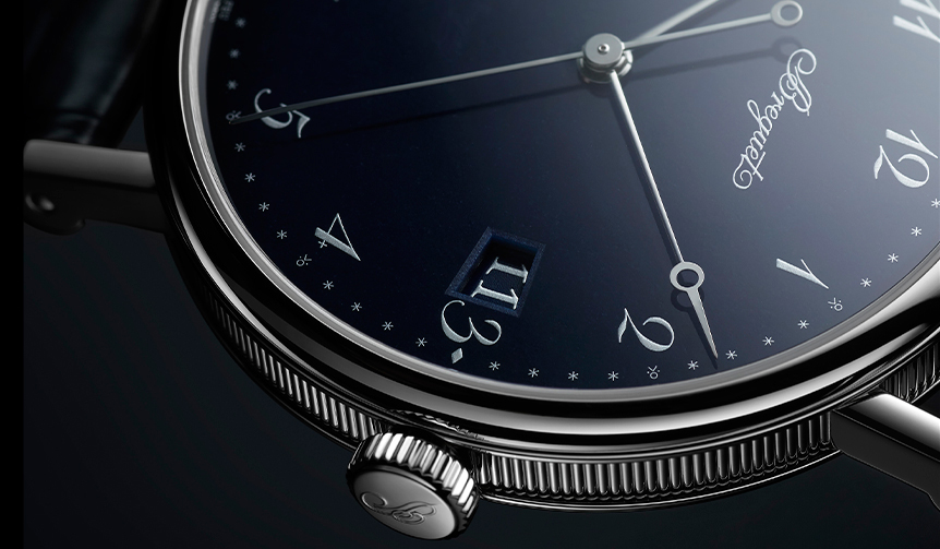 この深みのあるブレゲ・ブルーを、ネオクラシックスタイルへ。「クラシック 5177」｜BREGUET　ギャラリー