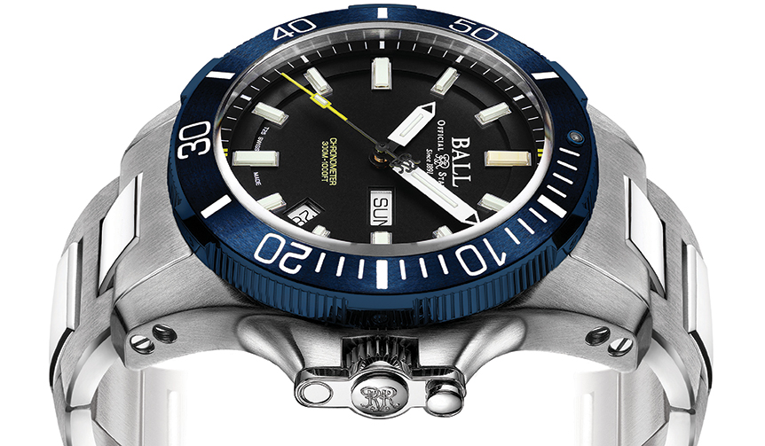 The "Submarine Warfare" with a Vivid Blue PVD Bezel | BALL WATCH Gallery
