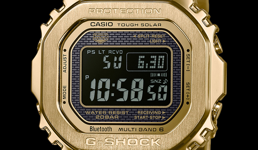 大人のフルメタルG-SHOCK「GMW-B5000」に、反転液晶の2モデルが登場｜CASIO　ギャラリー