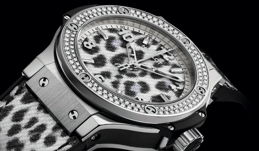 The Big Bang Snow Leopard Diamonds: A Fusion of Leopard Print and Diamonds | HUBLOT Gallery