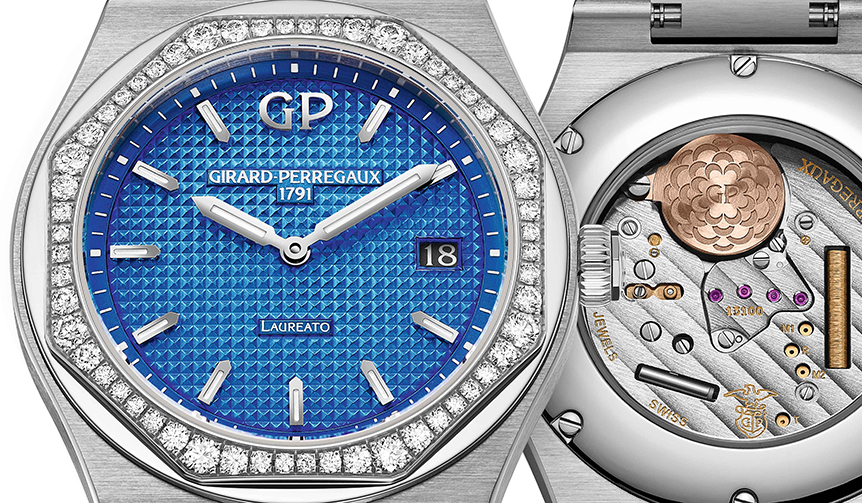 ブルーダイヤルにダイヤモンドベゼルを添えた、クリアな「ロレアート」｜GIRARD-PERREGAUX