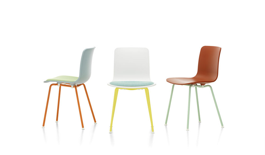 ジャスパー・モリソンがデザインしたシェルチェア｢ハル｣に、色鮮やかな限定カラーリング｜Vitra