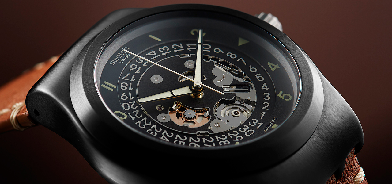 The New "SISTEM51 IRONY" with a Nivachron™ Anti-Magnetic Alloy Hairspring by swatch®