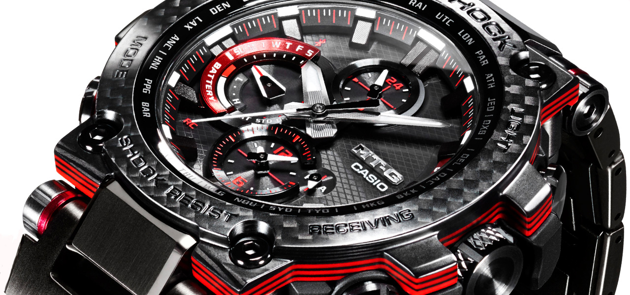 First Carbon Fiber Bezel Models Appear in G-SHOCK's MT-G Series | G-SHOCK