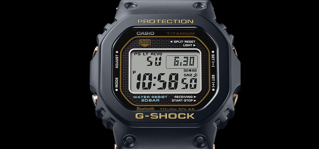 G-SHOCK Recreates the First Model's Design with Titanium: "GMW-B5000TB" | G-SHOCK