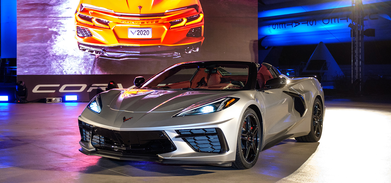 ミドシップスポーツに生まれ変わった新生コルベットのコンバーチブルモデルがワールドプレミア｜ Chevrolet