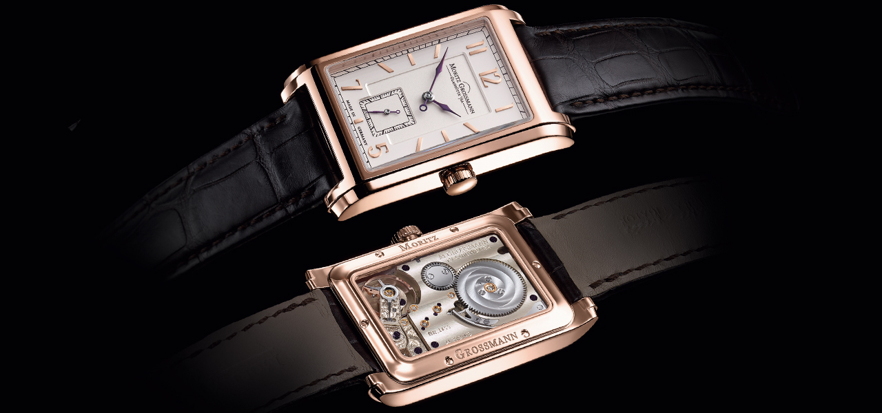 The first rectangular model to feature a newly developed rectangular movement | MORITZ GROSSMANN