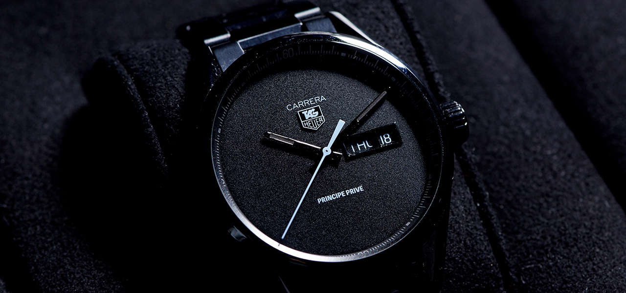 The Ultra-Minimalist TAG Heuer Carrera Calibre 5 Limited Edition by Bamford Watch Department