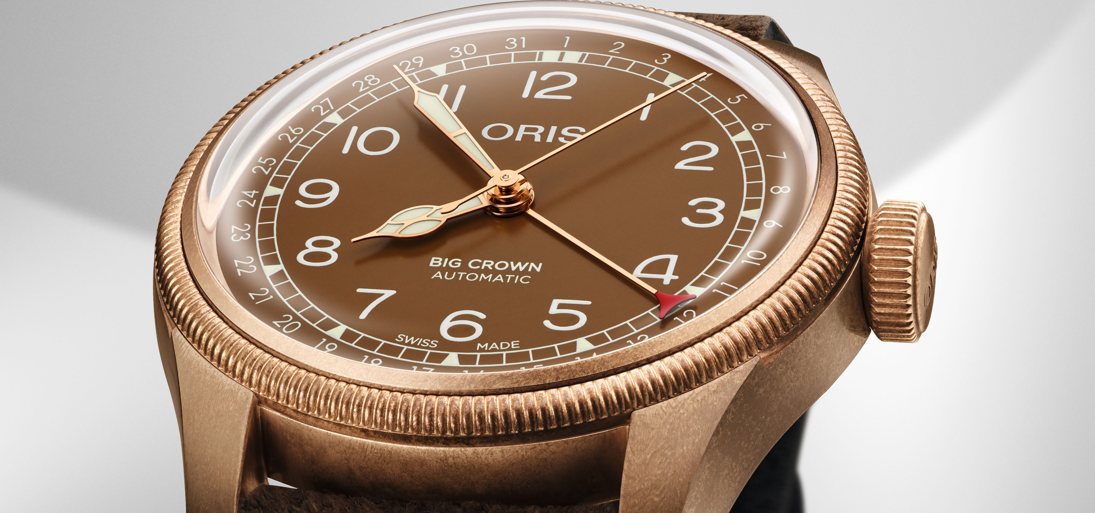 The Oris Big Crown Bronze Pointer Date, Crafted Entirely in Bronze | ORIS