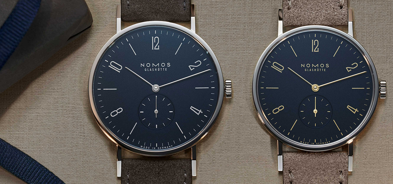 Elegant New Blue Colorway for the Tangent | NOMOS Glashütte