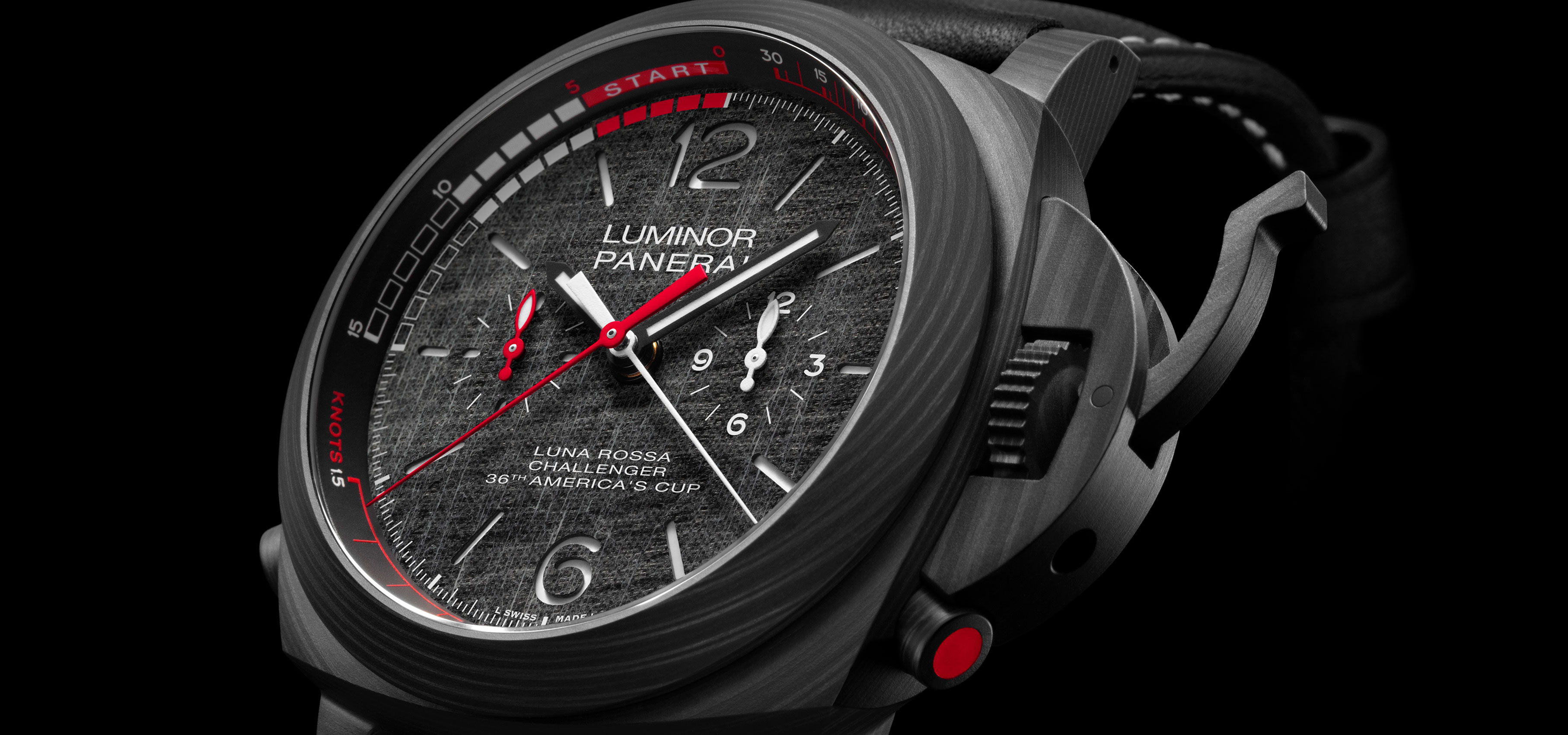 ヨット挺と同素材を採用。ルナロッサとのコラボモデル｜PANERAI