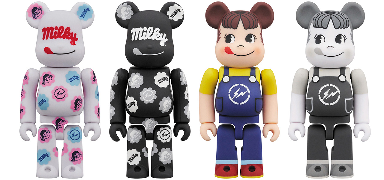 MILKY THE CONVENI PEKO BE@RBRICK / MILKY THE CONVENI MILKY BE@RBRICK 100% & 400%｜MEDICOM TOY