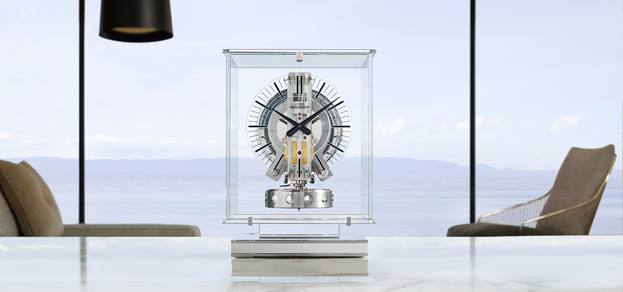 ジャガー・ルクルトの新作置時計「アトモス・トランスパラント」｜JAEGER-LECOULTRE
