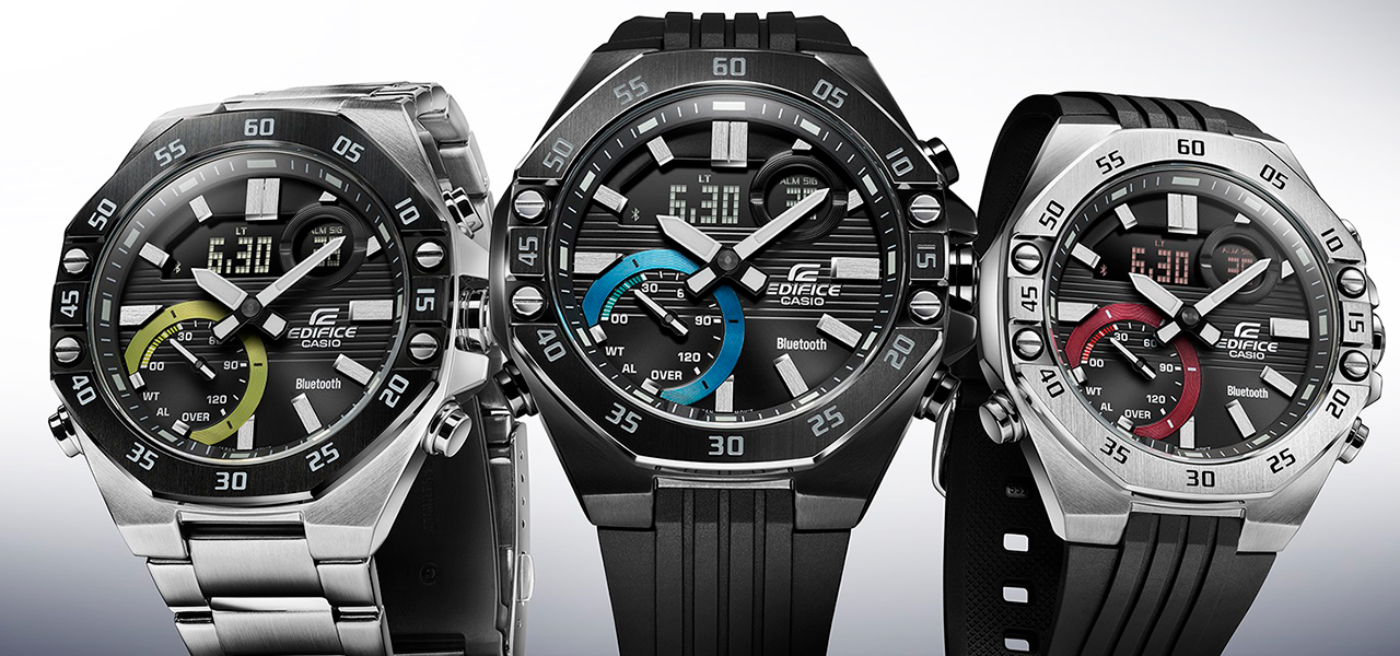 高機能メタルウオッチEDIFICEにモバイルリンクを搭載した新作5機種がリリース｜CASIO