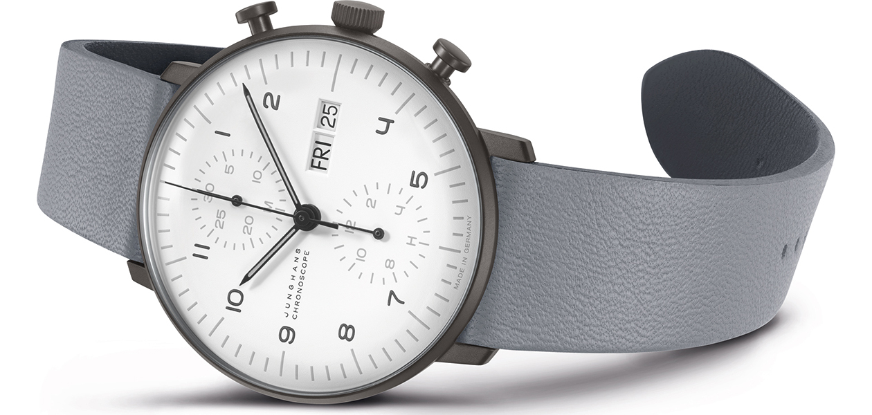 ブラック×ホワイトが明晰なコントラストをなす新作マックス・ビル モデル｜JUNGHANS