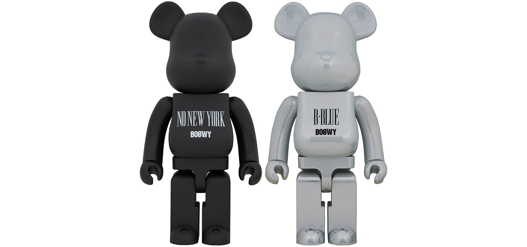 BE@RBRICK BOØWY “NO NEW YORK”／“B・BLUE” 100％＆400% / 1000% ｜MEDICOM TOY
