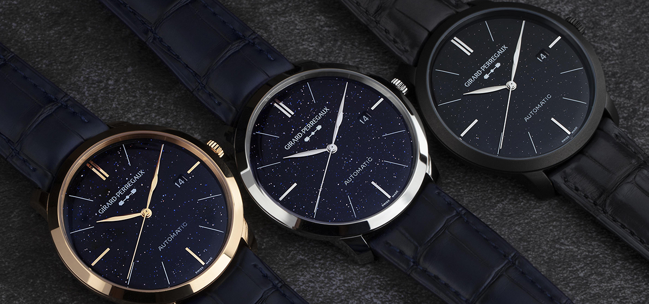 The "1966 Orion Collection" Trilogy, Featuring Three Stars Shining in the Night Sky | GIRARD-PERREGAUX