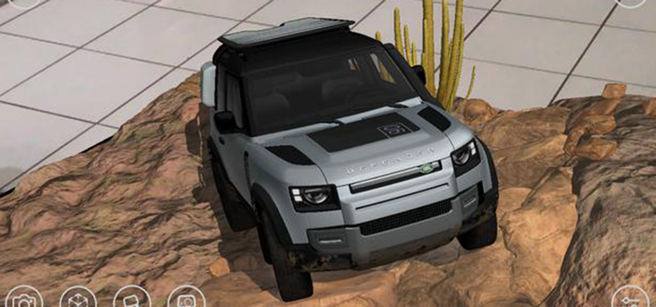 ランドローバー、自分好みのディフェンダーを作れるARアプリをリリース｜Land Rover