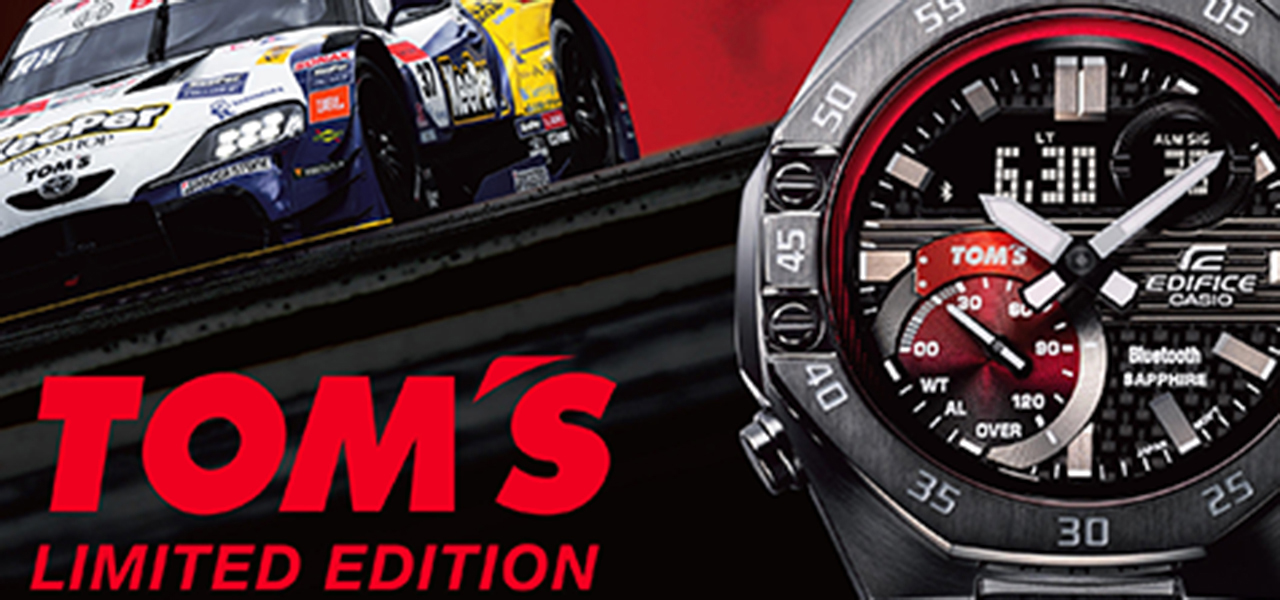 EDIFICE×TOM’Sコラボレーションモデル「ECB-10TMS」が登場｜CASIO