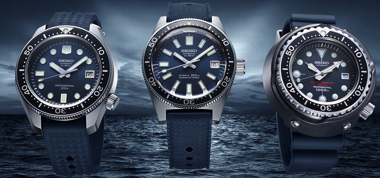 A Trilogy of Design Recreations Embodying Heritage and Evolution, Commemorating the 55th Anniversary of Seiko Divers | SEIKO