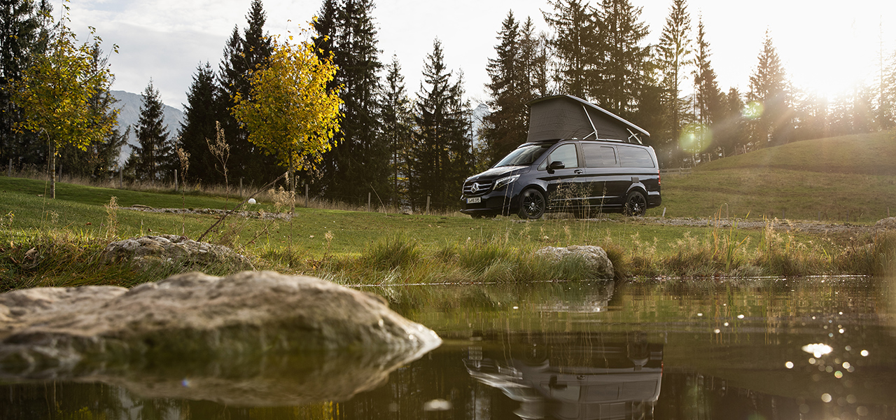 A truly factory-built camper van—Mercedes-Benz V-Class adds the "V220d Marco Polo Horizon" | Mercedes Benz