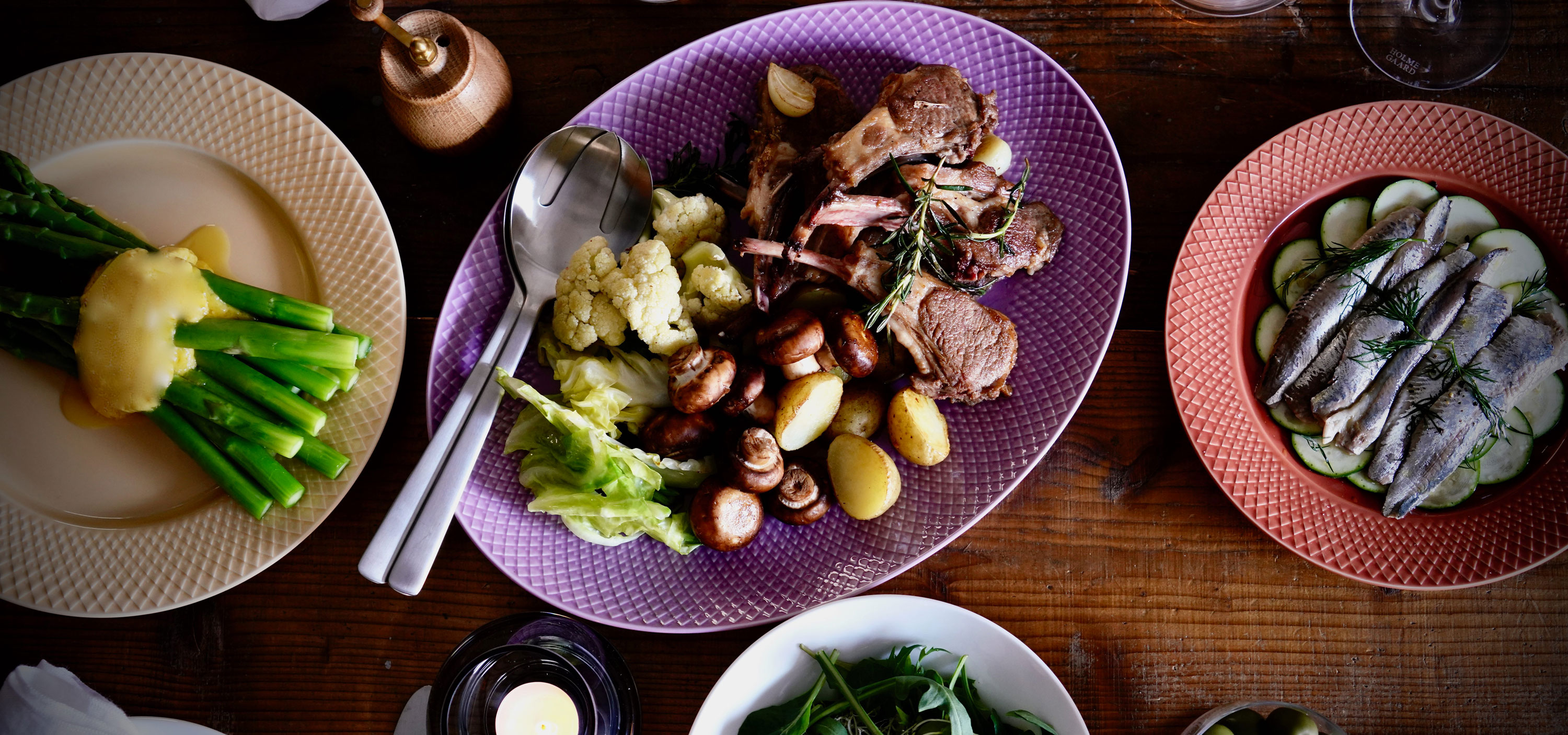 Bringing vibrant rhythm to your dining table. Introducing the new "Rondocolor" series | Lyngby Porcelæn