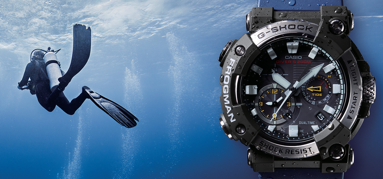 G-SHOCK "FROGMAN" Debuts First Full Analog Display Model "GWF-A1000" | G-SHOCK