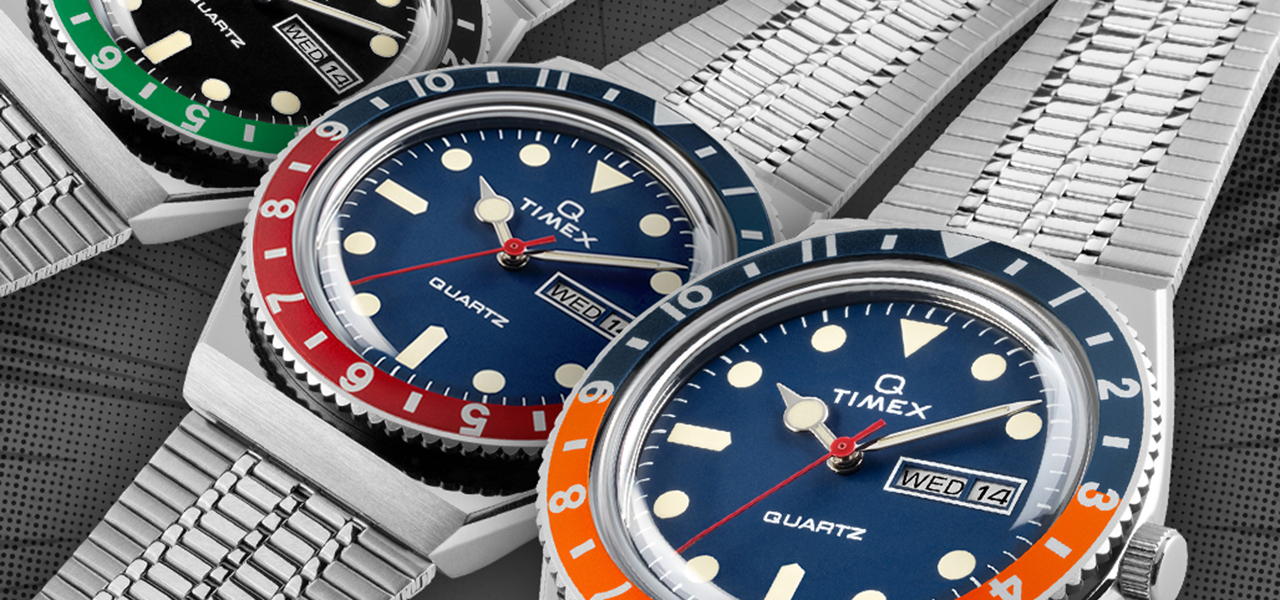 「タイメックス キュー」に新色2モデルが登場｜TIMEX